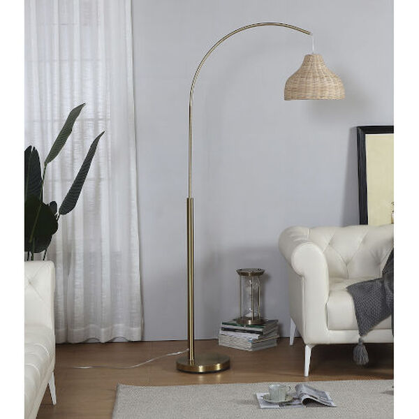 Lark Brass LED Floor Lamp, image 2