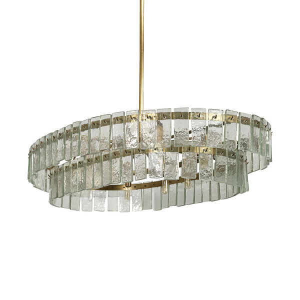 Wallace Gold 10-Light Chandelier, image 1