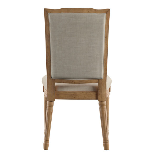 Eliza Beige Linen Wood Side Chair, Set of 2, image 4