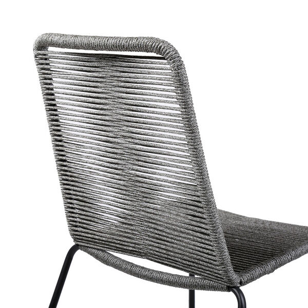 Shasta Gray Rope Outdoor Dining Chair, Set of Two, image 6