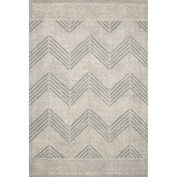 Crafted by Loloi Kopa Grey Ivory Rectangle: 5 Ft. x 7 Ft. 6 In. Rug, image 1
