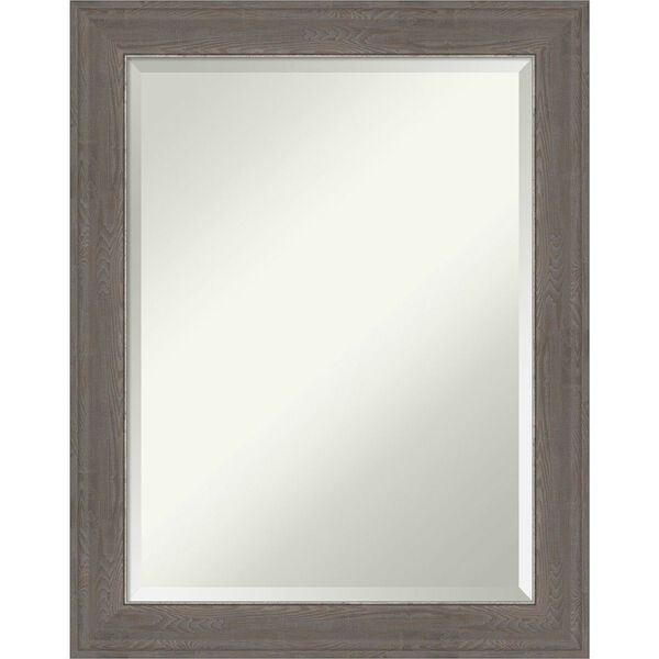 Alta Brown and Gray 23W X 29H-Inch Bathroom Vanity Wall Mirror, image 1