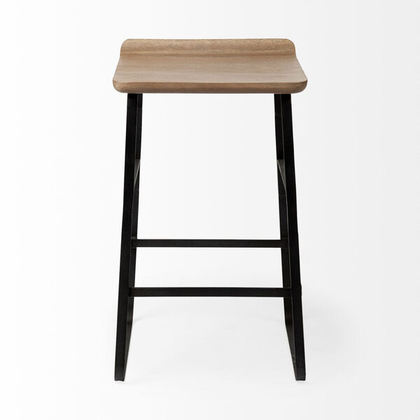 Conan Brown and Black Counter Height Stool, image 2