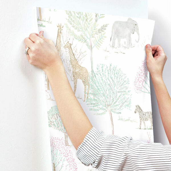 A Perfect World Pastel On The Savanna Wallpaper - SAMPLE SWATCH ONLY, image 3