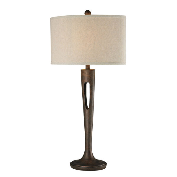 Martcliff Burnished Bronze One Light Table Lamp, image 2