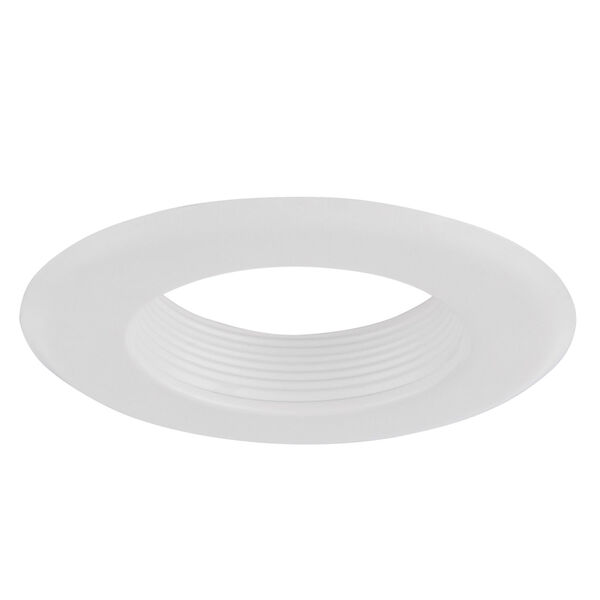 Baffle White Four-Inch Recessed Trim Ring, image 1