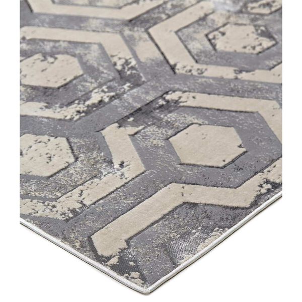 Micah Gray Taupe Silver Area Rug, image 5