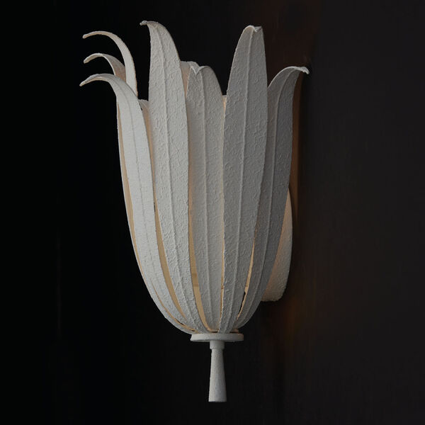 Eden Textured White One-Light Sconce, image 5