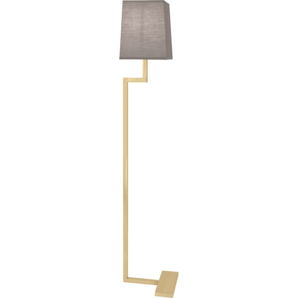 Doughnut Natural Brass Gray 49-Inch One-Light Floor Lamp, image 1