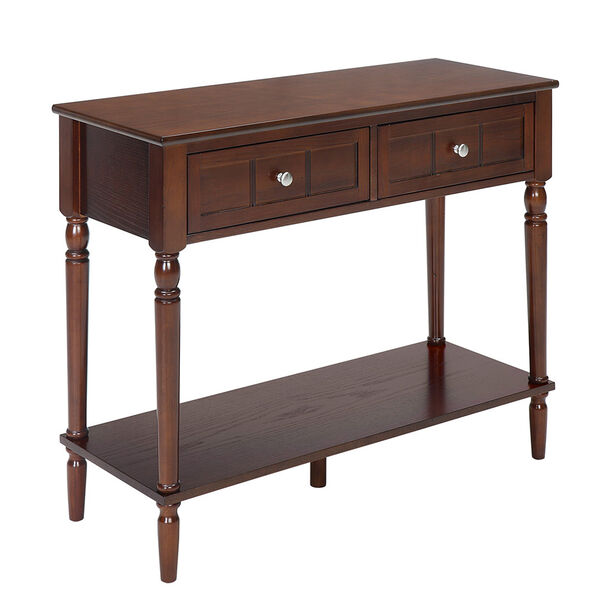 Wellington Espresso Two Drawer Hall Table, image 1