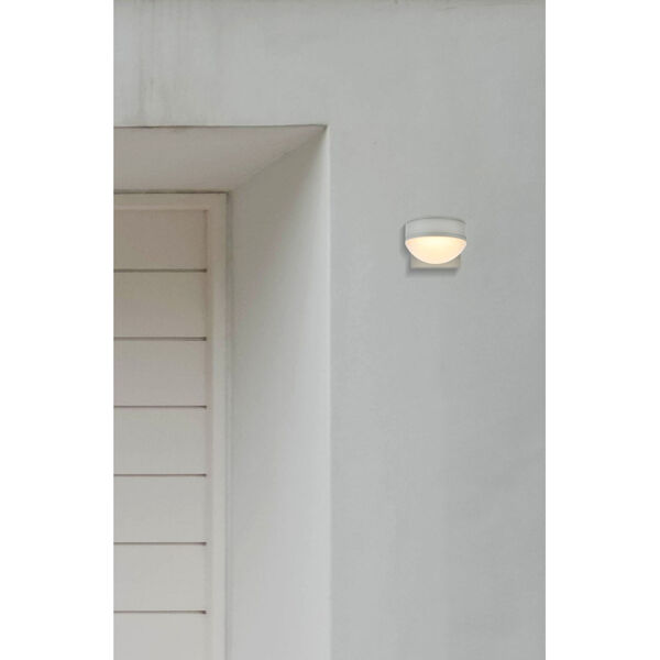 Raine Silver 340 Lumens Eight-Light LED Outdoor Wall Sconce, image 6