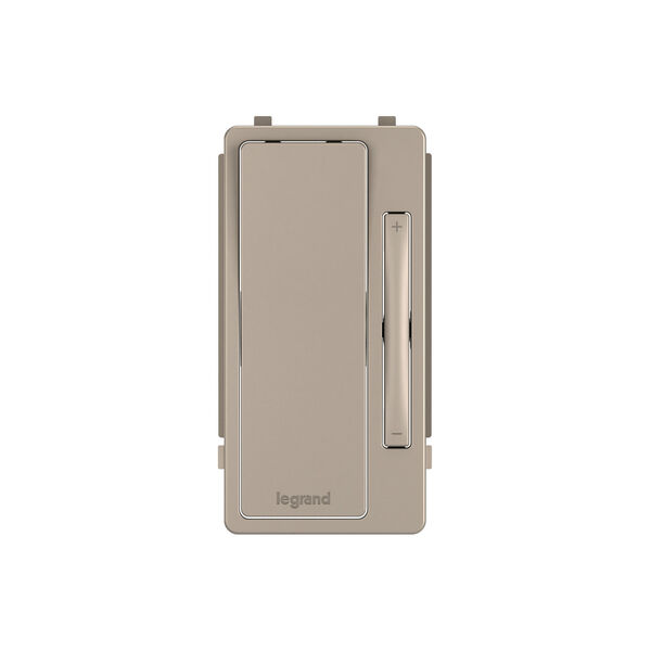 Nickel Multi-Location Remote Dimmer Interchangeable Face Plate, image 1