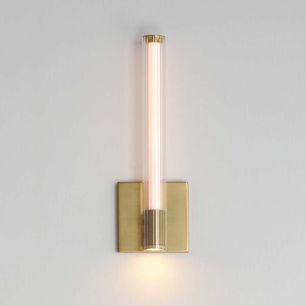 Cortex Natural Aged Brass LED Wall Sconce, image 3