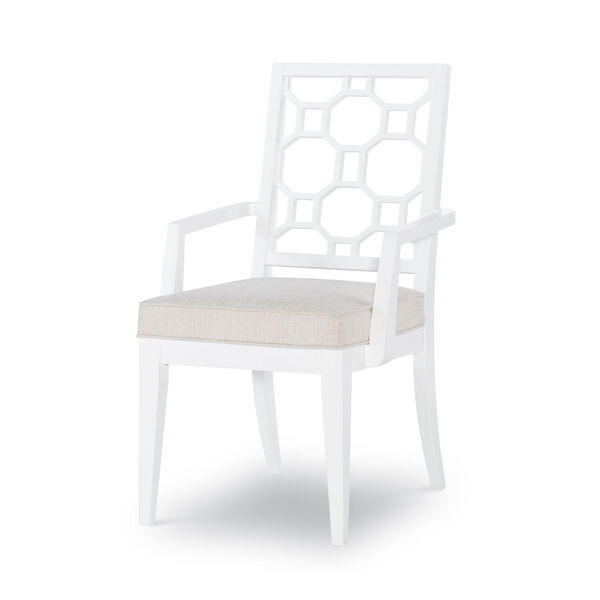Chelsea by Rachael Ray White Arm Chair, image 1