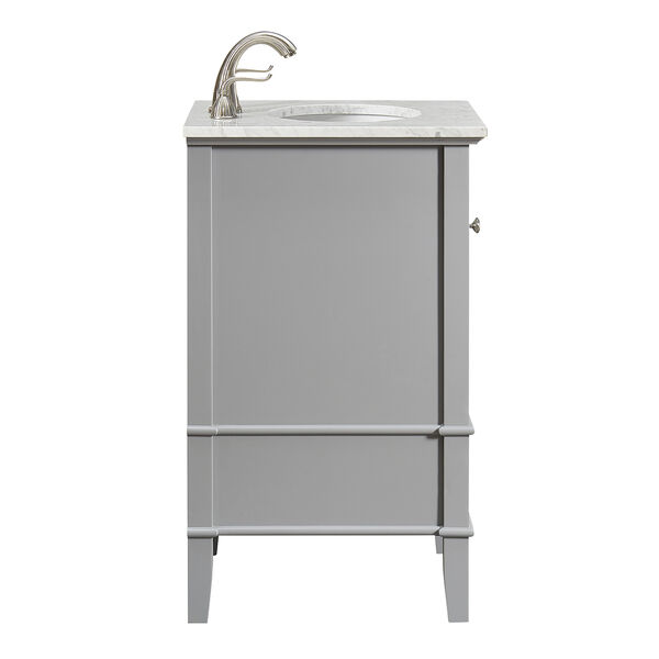 Luxe Grey Vanity Washstand, image 5