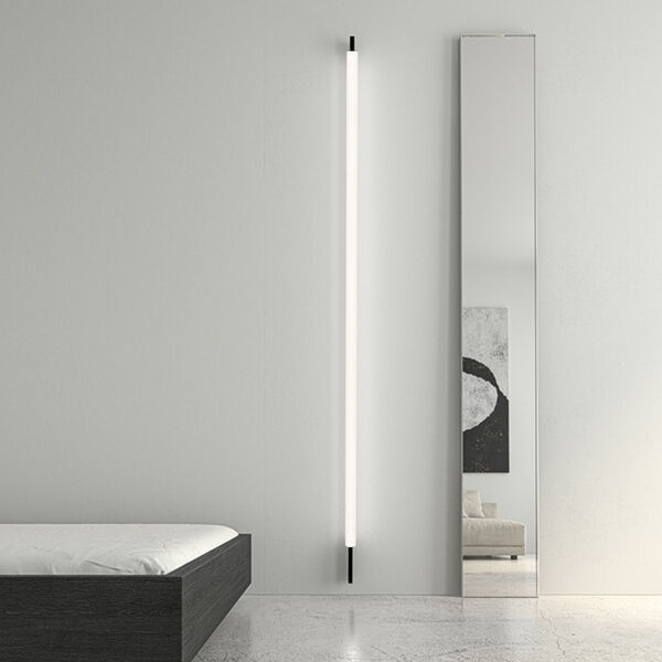 Keel Satin White LED Wall Lamp, image 2