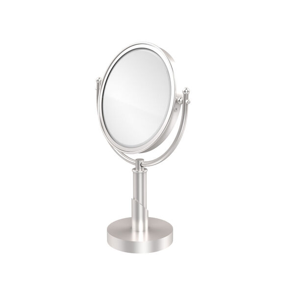 Soho Collection 8 Inch Vanity Top Make-Up Mirror 5X Magnification, Satin Chrome, image 1