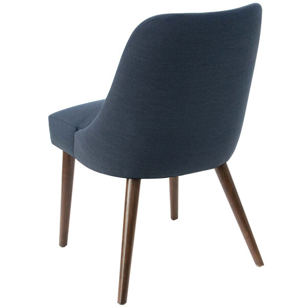 Linen Navy 33-Inch Dining Chair, image 4