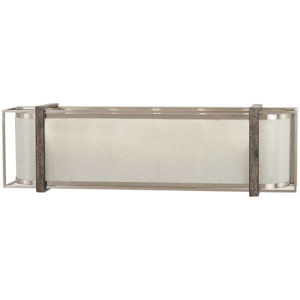 Tysons Gate Brushed Nickel with Shale Wood Five-Light Bath Vanity, image 1
