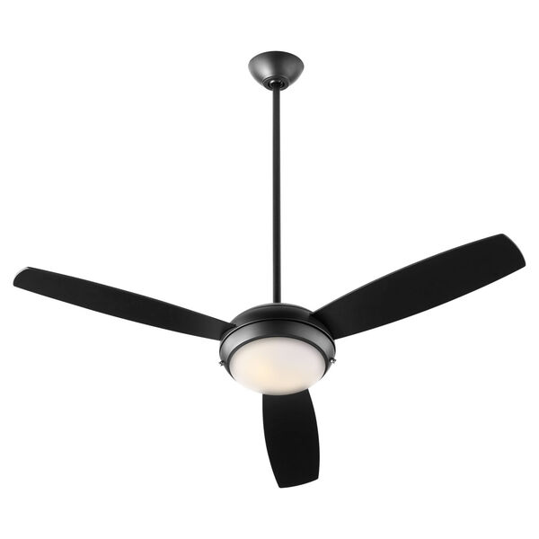Expo Matte Black 52-Inch Two-Light LED Ceiling Fan, image 4