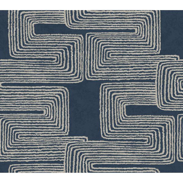 Zulu Thread Midnight Silver Wallpaper, image 2