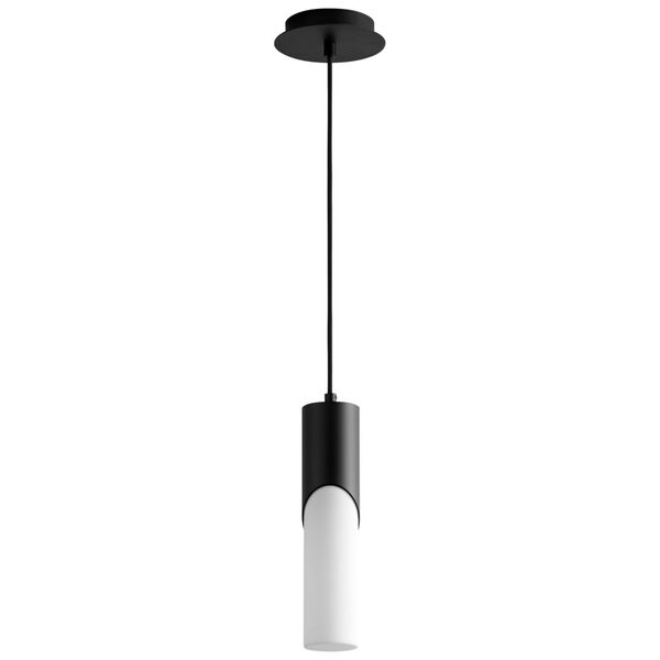 Ellipse Black 13-Inch LED Mini-Pendant, image 1