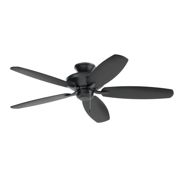 Renew ES Satin Black 52-Inch Ceiling Fan, image 1