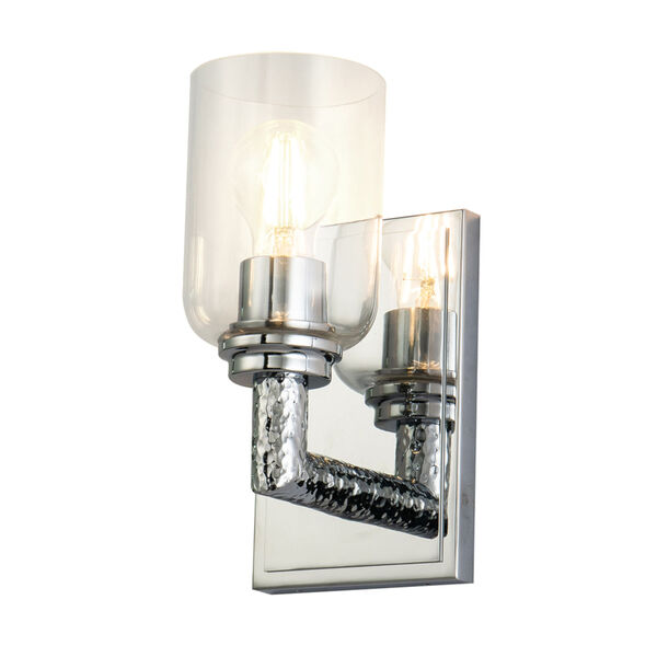 Rampart Polished Chrome One-Light Wall Sconce, image 1