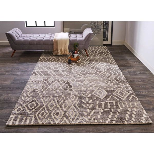 Asher Gray White Area Rug, image 2
