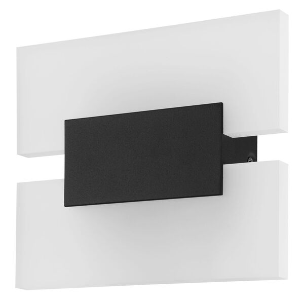Metrass 2 Black Two-Light LED Wall Sconce, image 1