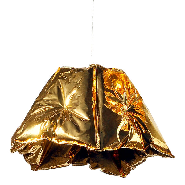 Gold LED One-Light Pendant, image 1