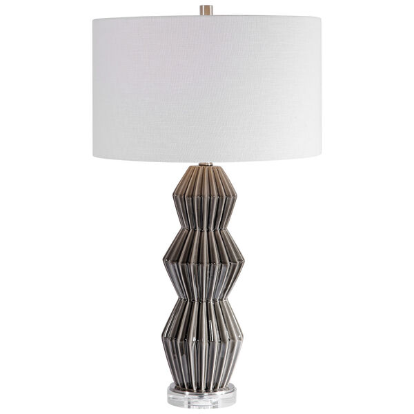 Maxime Brushed Nickel Table Lamp, image 1