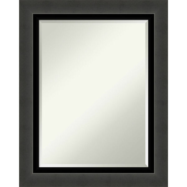 Tuxedo Black 24W X 30H-Inch Bathroom Vanity Wall Mirror, image 1