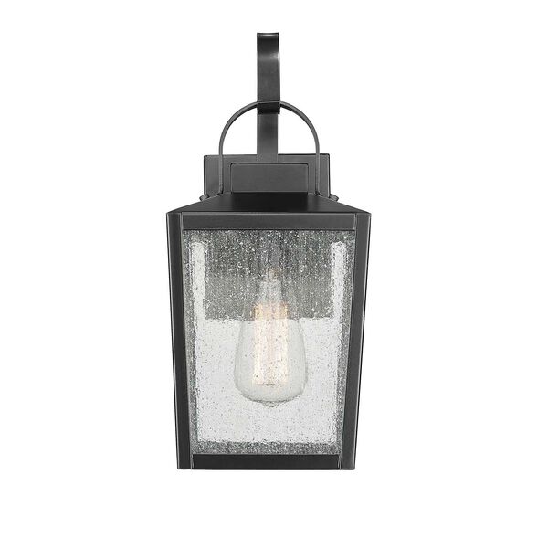Devens Powder Coated Black One-Light Outdoor Wall Sconce, image 1