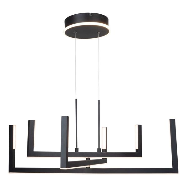 Silicon Valley Black LED Chandelier, image 3
