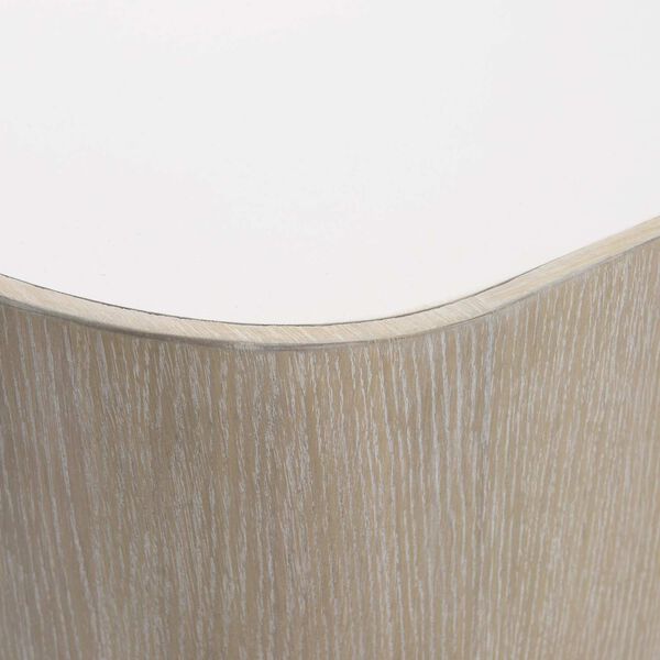 Solaria White and Natural Cocktail Table, image 6