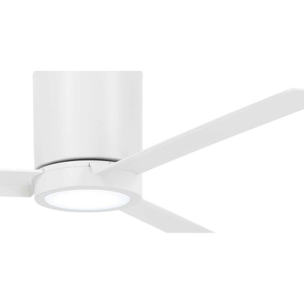 Roto Flush Flat White 52-Inch LED Ceiling Fan, image 2