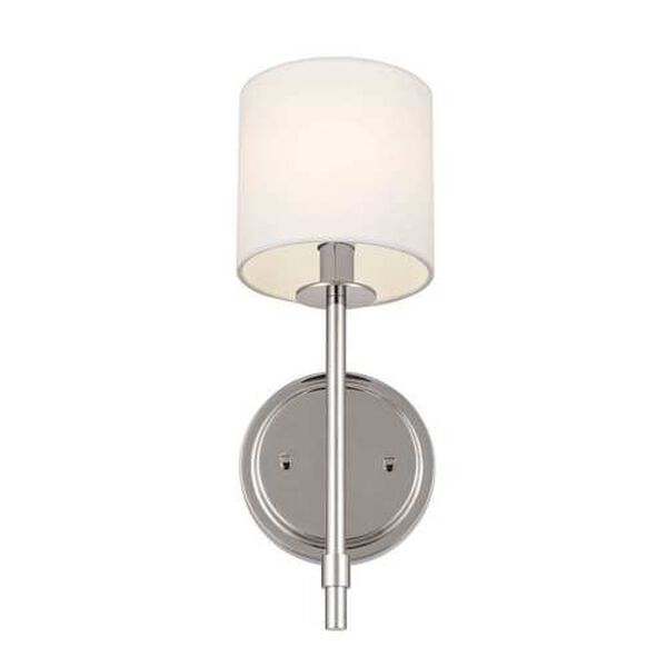 Ali Polished Nickel One-Light Round Wall Sconce, image 4