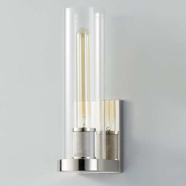 Porter Polished Nickel One-Light Wall Sconce, image 5