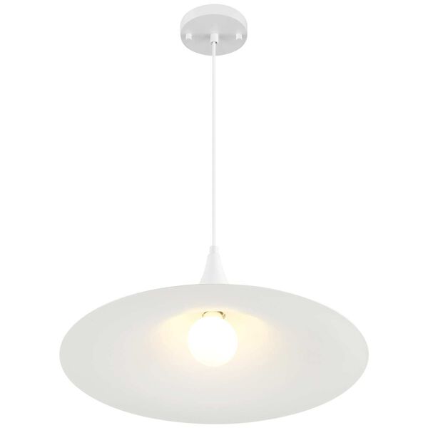 Costa Matte White 19-Inch LED Pendant, image 3