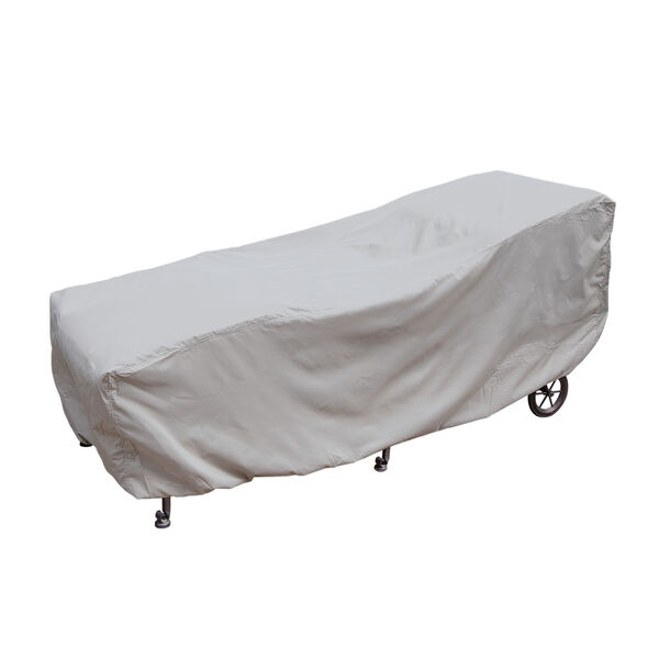 Grey Chaise Lounge Large Protective Cover, image 1