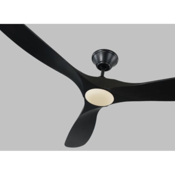 Maverick Black on Black 60-Inch LED Ceiling Fan, image 3