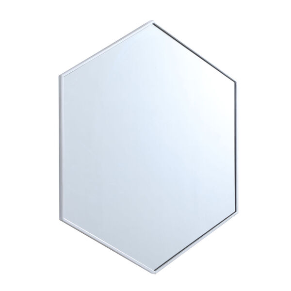 Eternity Silver 38-Inch Hexagon Mirror, image 5