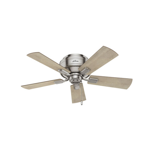 Crestfield Low Profile Brushed Nickel 42-Inch LED Ceiling Fan, image 3