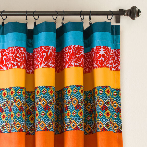 Lush Decor Boho Stripe 52 X 84 In, Lush Decor Boho Stripe Shower Curtain