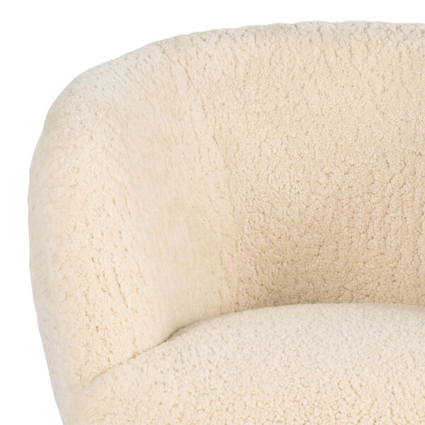 Beretta White Sheepskin Chair, image 3