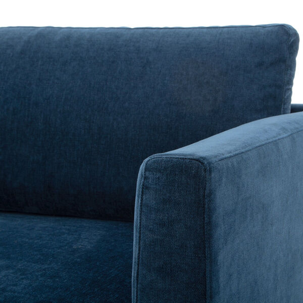 Signature Navy Blue 76-Inch Sofa with Back Cushions, image 4