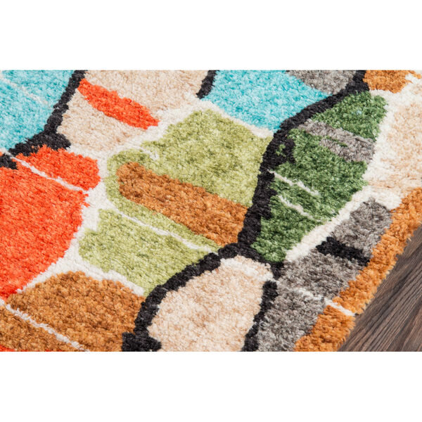Bungalow Tiles Multicolor Runner: 2 Ft. 3 In. x 8 Ft., image 4