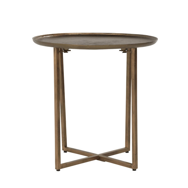 Theo Golden Bronze End Table, image 1