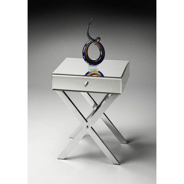 Vincennes Mirrored Side Table, image 1